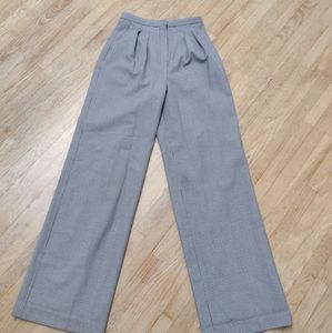 Babaton wide leg pleated trousers size 2